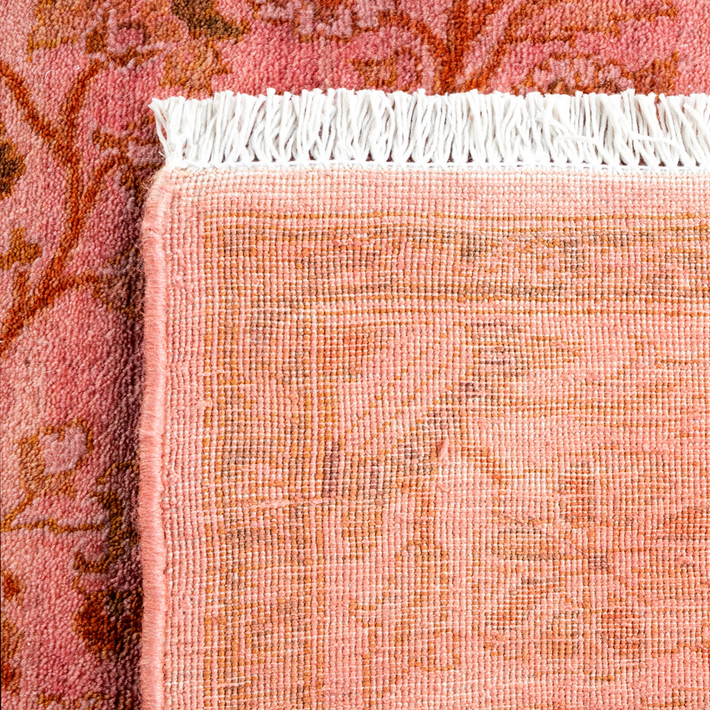 Overdyed Pink Wool Rug - 3'1" x 5'1" Default Title