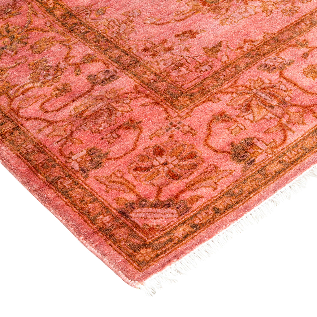 Overdyed Pink Wool Rug - 3'1" x 5'1" Default Title