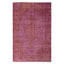 Overdyed Pink Wool Rug - 3'2" x 4'10" Default Title