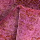 Overdyed Pink Wool Rug - 3'2" x 4'10" Default Title