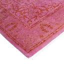 Overdyed Pink Wool Rug - 3'2" x 4'10" Default Title