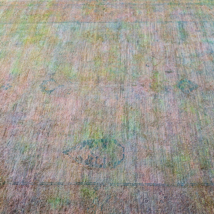 Overdyed Pink Wool Rug - 5'1" x 8'2" Default Title