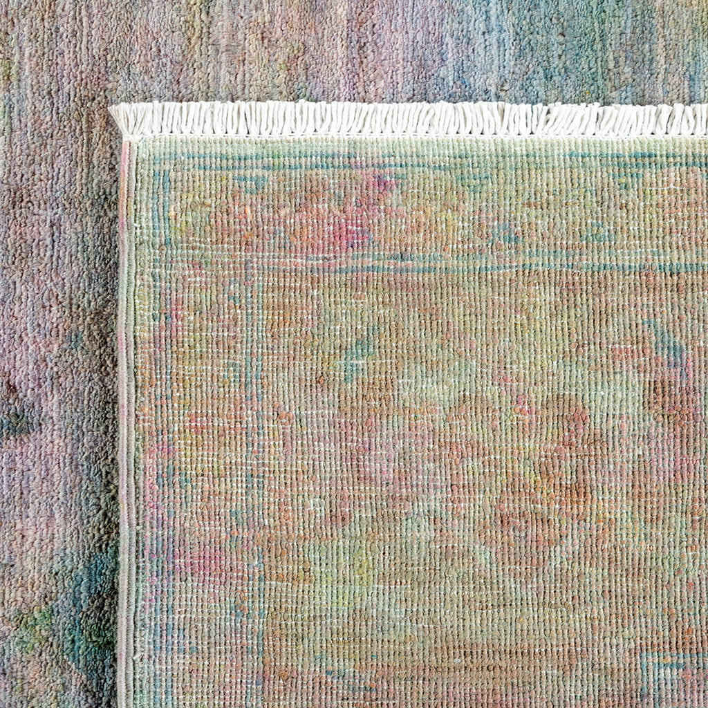 Overdyed Pink Wool Rug - 5'1" x 8'2" Default Title