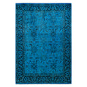 Overdyed Blue Wool Rug - 4'4" x 6'6" Default Title