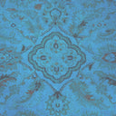 Overdyed Blue Wool Rug - 4'4" x 6'6" Default Title