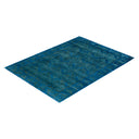 Overdyed Blue Wool Rug - 6'1" x 8'4" Default Title