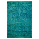 Overdyed Blue Wool Rug - 4'3" x 6' Default Title