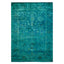 Overdyed Blue Wool Rug - 4'3" x 6' Default Title