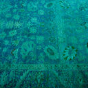 Overdyed Blue Wool Rug - 4'3" x 6' Default Title