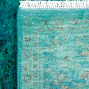 Overdyed Blue Wool Rug - 4'3" x 6' Default Title