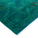 Overdyed Blue Wool Rug - 4'3" x 6' Default Title