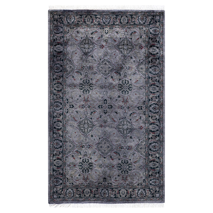 Overdyed Grey Wool Rug - 3'1" x 5'2" Default Title