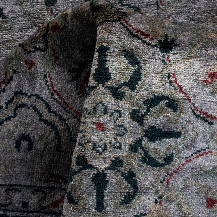 Overdyed Grey Wool Rug - 3'1" x 5'2" Default Title