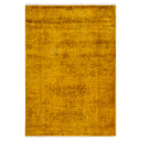 Overdyed Yellow Wool Rug - 3'2" x 4'6" Default Title