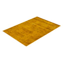 Overdyed Yellow Wool Rug - 3'2" x 4'6" Default Title