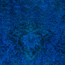 Overdyed Blue Wool Rug - 4'8" x 6'10" Default Title