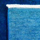 Overdyed Blue Wool Rug - 4'8" x 6'10" Default Title