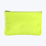 Fluoro Zip Pouch Small / Yellow