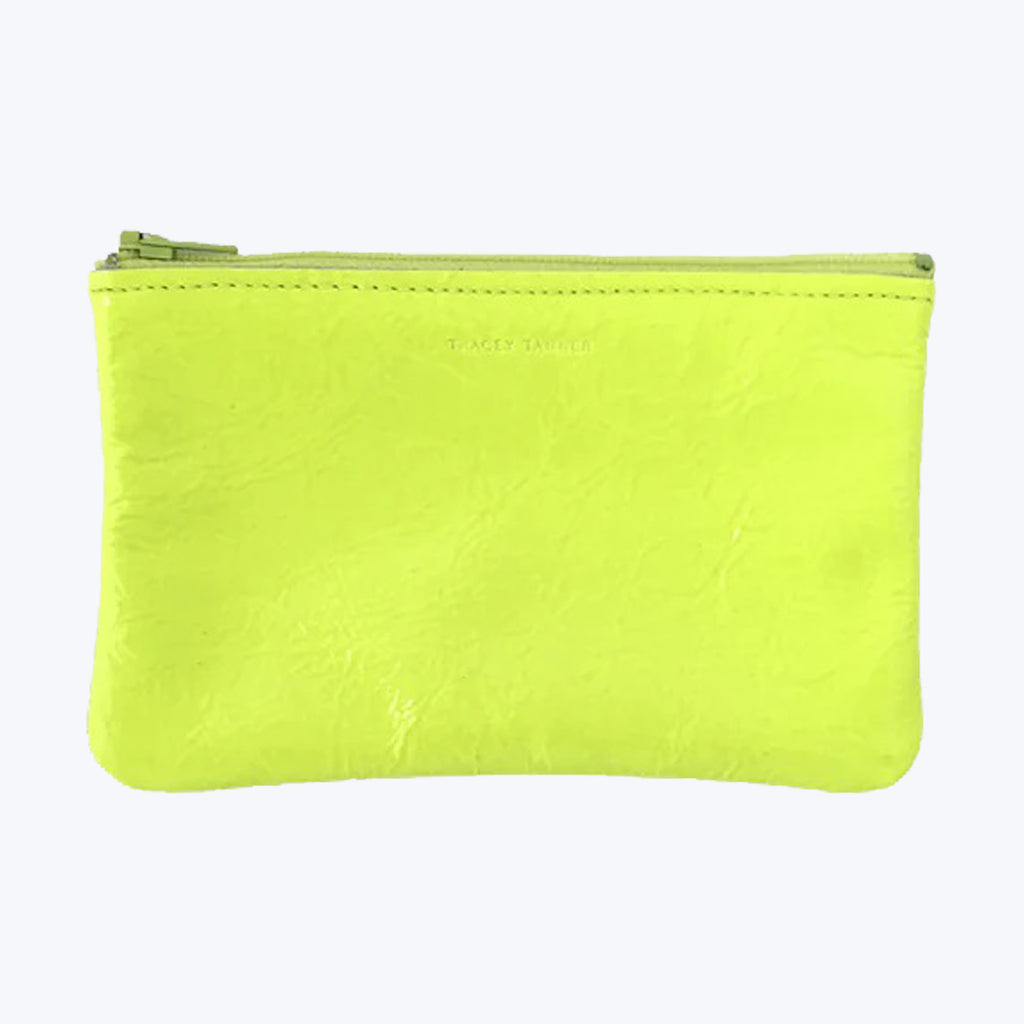 Fluoro Zip Pouch Small / Yellow