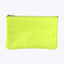 Fluoro Zip Pouch Small / Yellow