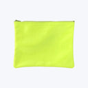 Fluoro Zip Pouch Large / Yellow