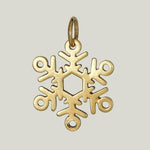 Gold Snowflake Charm