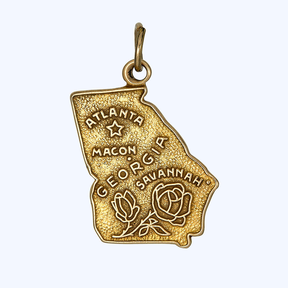 Gold Georgia Charm