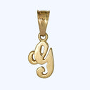 Gold Cursive G Charm