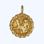 Gold Star Wreath Virgo Charm