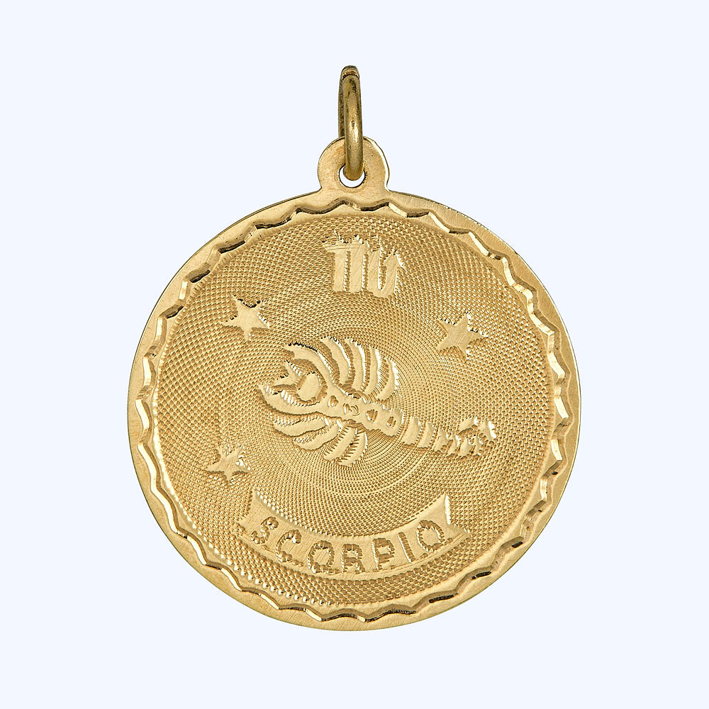 Gold Scorpio Star Charm