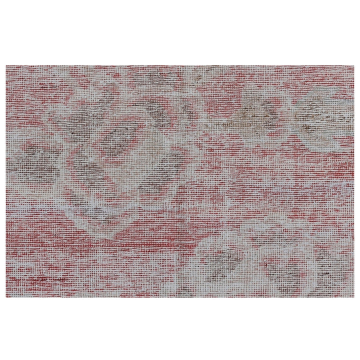 Pink Vintage Wool Cotton Blend Rug - 4'10" x 6'7"