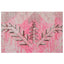 Pink Vintage Wool Cotton Blend Rug - 4'5" x 8'