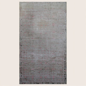Vintage Wool Cotton Blend Rug - 4' x 7'2"