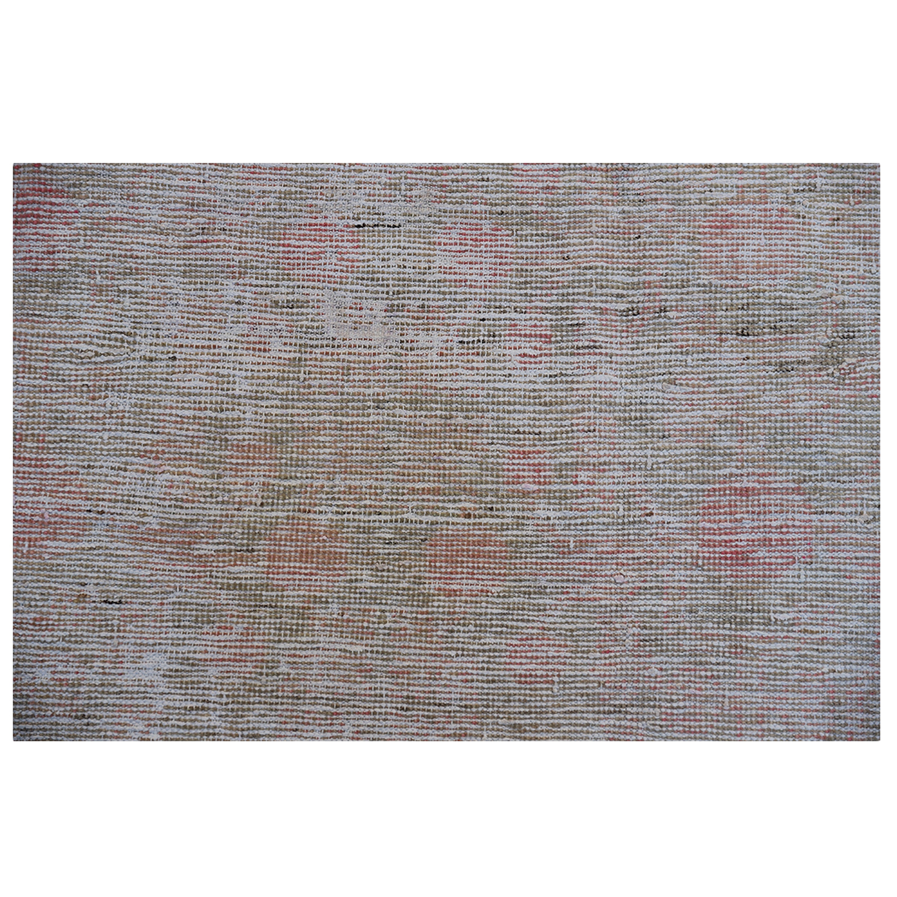 Vintage Wool Cotton Blend Rug - 4' x 7'2"