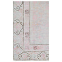 Pink Vintage Wool Cotton Blend Rug - 3'1" x 8'