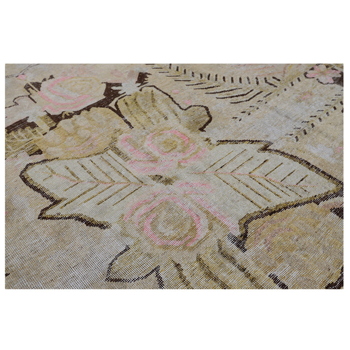 Vintage Wool Cotton Blend Rug - 5'6" x 8'4"