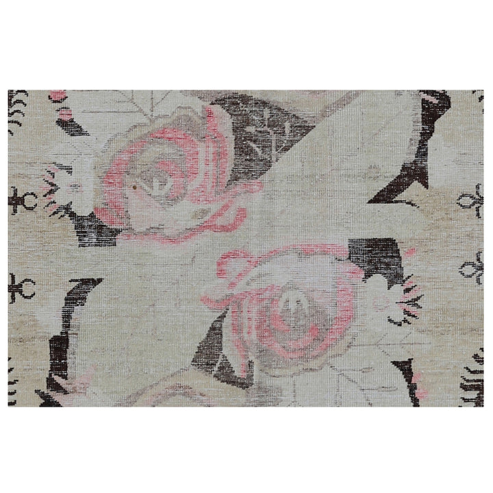 Vintage Wool Cotton Blend Rug - 5'7" x 8'8"