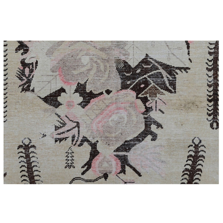 Vintage Wool Cotton Blend Rug - 5'7" x 8'8"