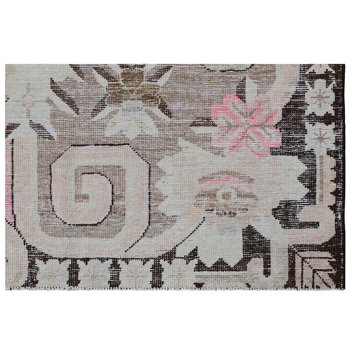 Vintage Wool Cotton Blend Rug - 5'7" x 8'8"