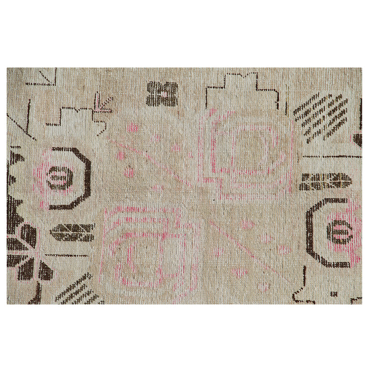 Vintage Wool Cotton Blend Rug - 5'5" x 8'9"