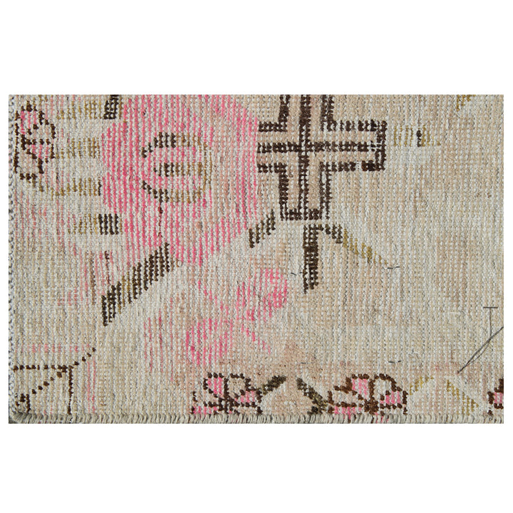 Vintage Wool Cotton Blend Rug - 5'5" x 8'9"