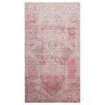 Pink Vintage Wool Cotton Blend Rug - 5'2" x 9'2"