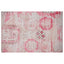 Pink Vintage Wool Cotton Blend Rug - 5'2" x 9'2"