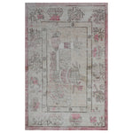 Vintage Wool Cotton Blend Rug - 5'6" x 8'7"