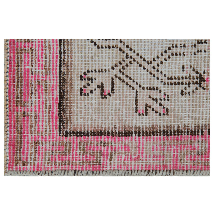 Vintage Wool Cotton Blend Rug - 5'6" x 8'7"