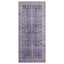 Purple Vintage Wool Cotton Blend Rug - 4'6" x 10'8"