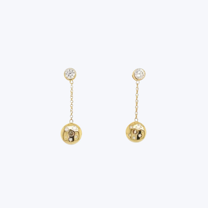 Classic Starburt Saucer Earring