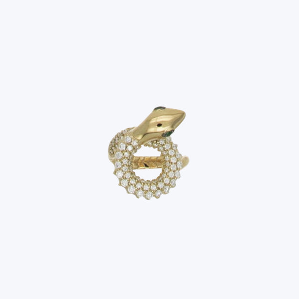 Coiled Serpent Ring