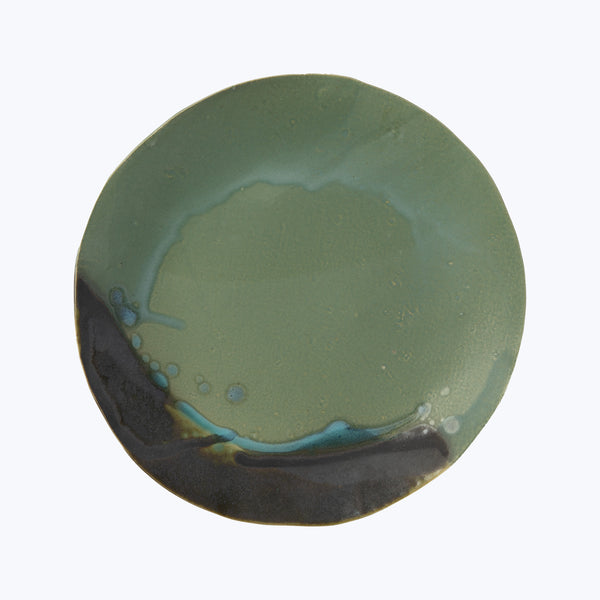 Jardin Dinner Plate Green/Black