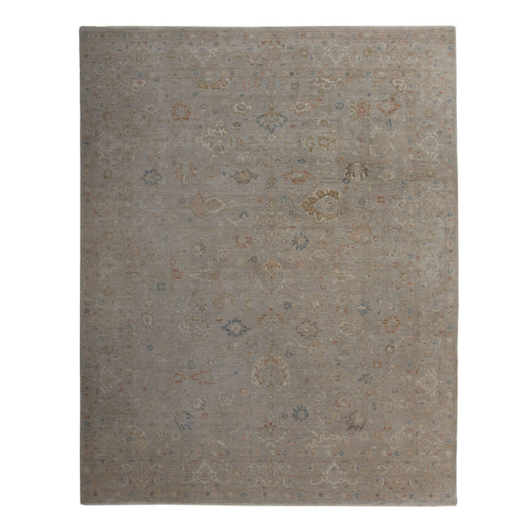 Transitional Handknotted Silk Rug - 8' x 10'